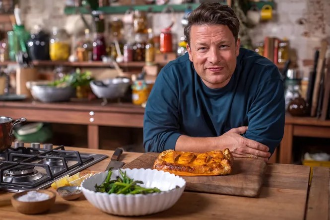How old is Jamie Oliver?