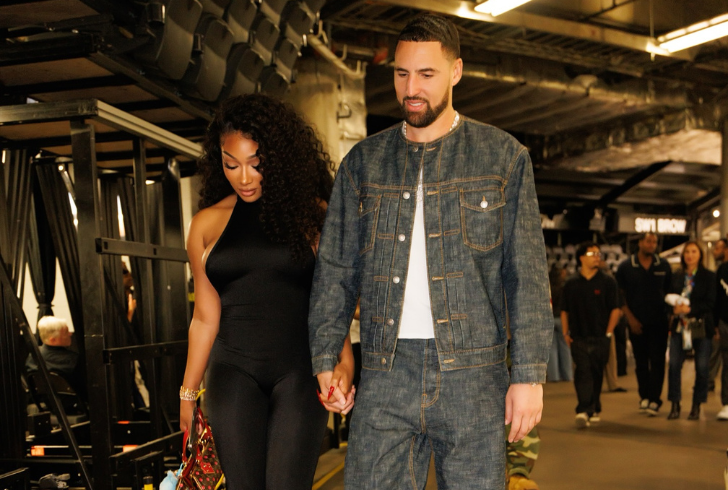 Megan Thee Stallion and Klay Thompson together