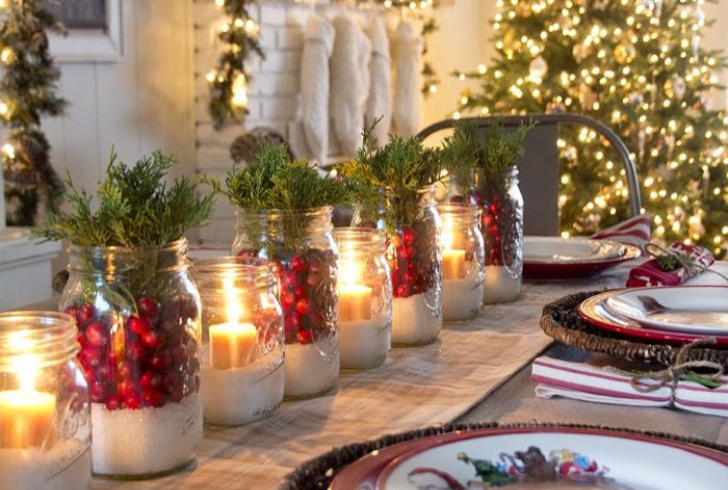 Jar of candied cranberries